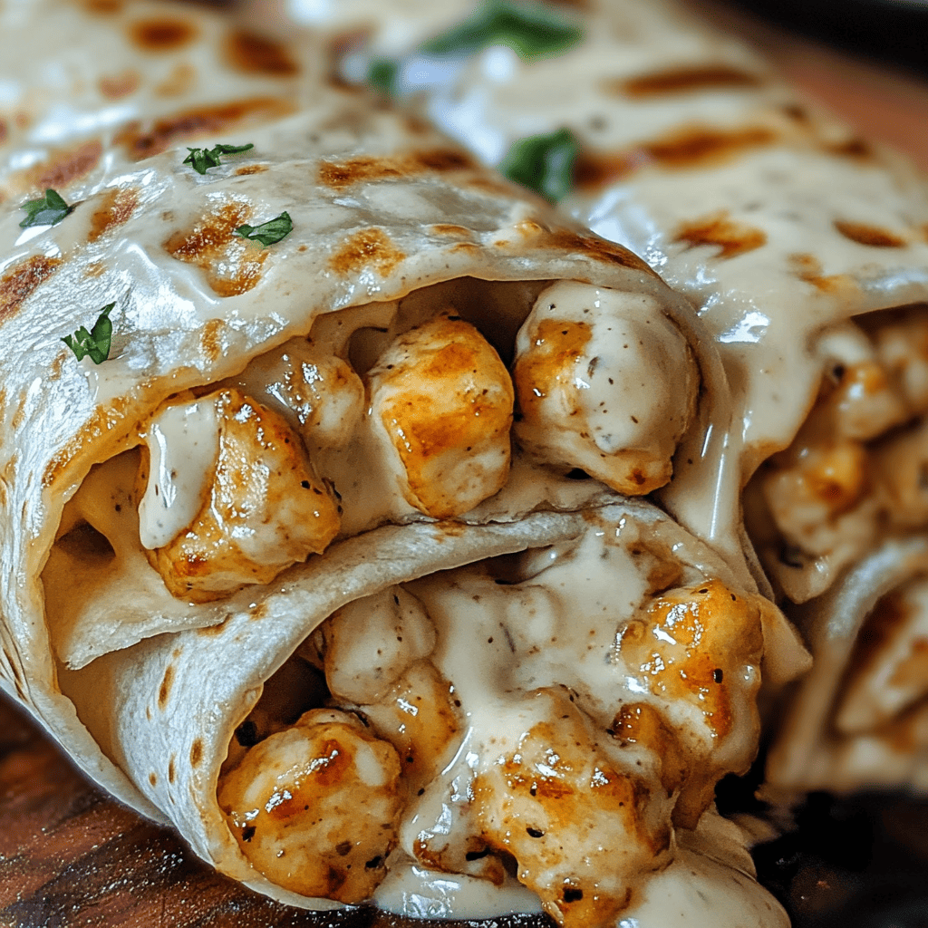 Cheesy Garlic Chicken Wraps: The 15-Minute Meal Your Family Will Request Weekly