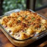 This chicken cordon bleu casserole transforms the elegant French classic into an easy family meal with all the same sophisticated flavors in one convenient dish.