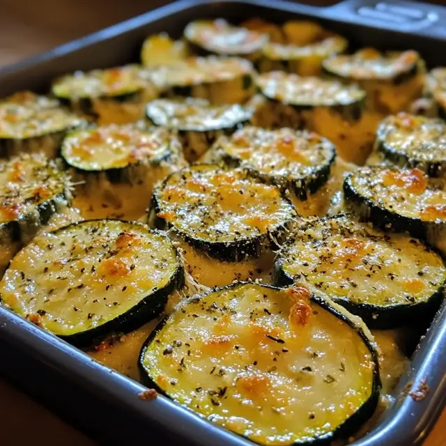 Creamy Parmesan Baked Zucchini: The Perfect Side Dish for Busy Weeknights