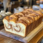 This homemade Dollywood cinnamon bread features the same magical cinnamon swirls and sweet glaze that make the theme park version so beloved by visitors.