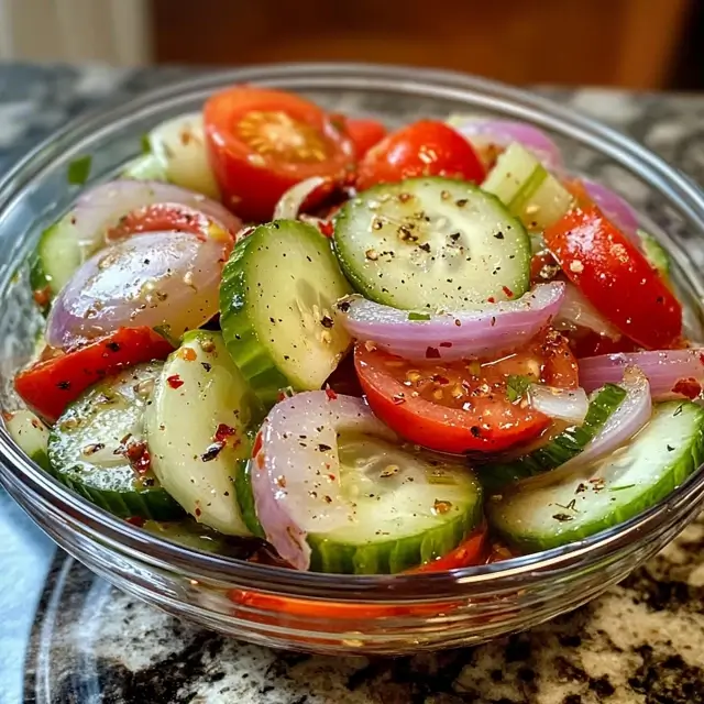 The Perfect Marinated Cucumbers, Onions, and Tomatoes Recipe