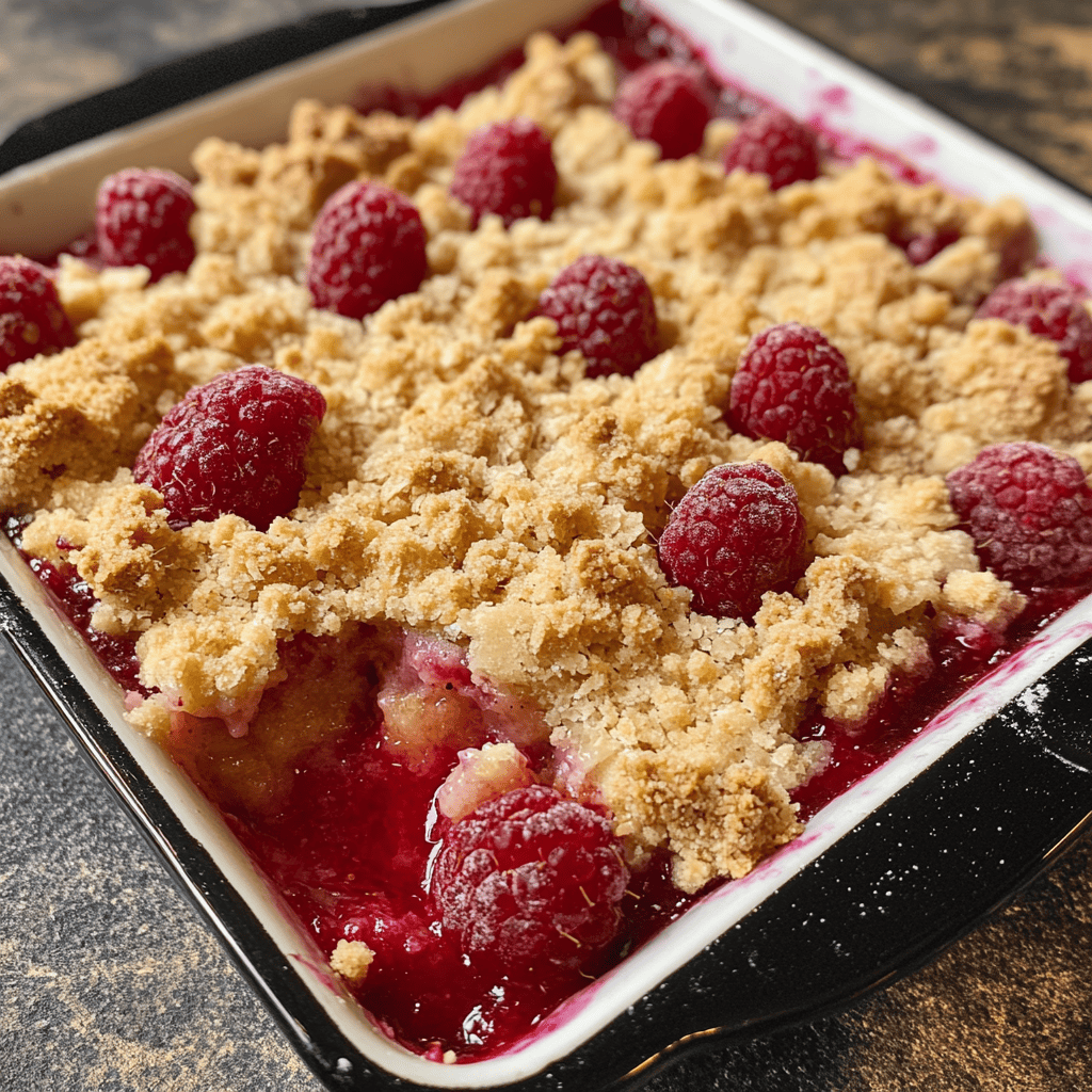 Raspberry Crumble: A Simple Yet Spectacular Summer Dessert