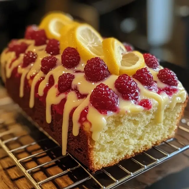 Raspberry Lemon Loaf: Moist and Bursting with Flavor