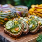 "Quick Refrigerator Bread and Butter Pickles Recipe: Sweet, Tangy & Easy! "