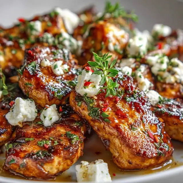Sizzling Hot Honey Feta Chicken: A Flavor Explosion for Your Taste Buds