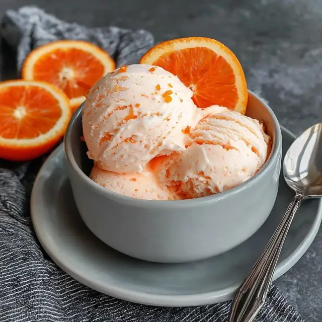 Orange Creamsicle Ice Cream