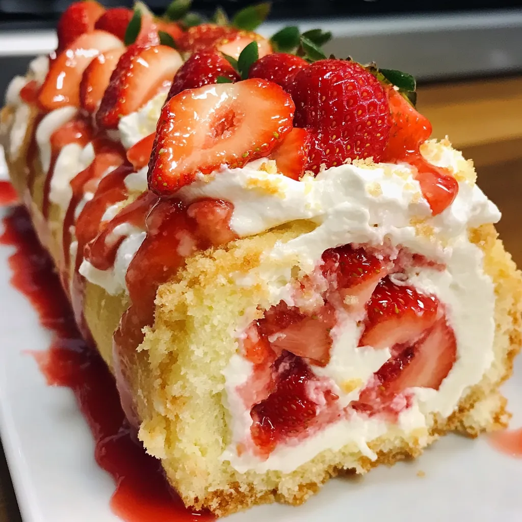 Fried strawberry cheesecake sandwiches with golden brown exterior and creamy filling, served on a wooden surface.