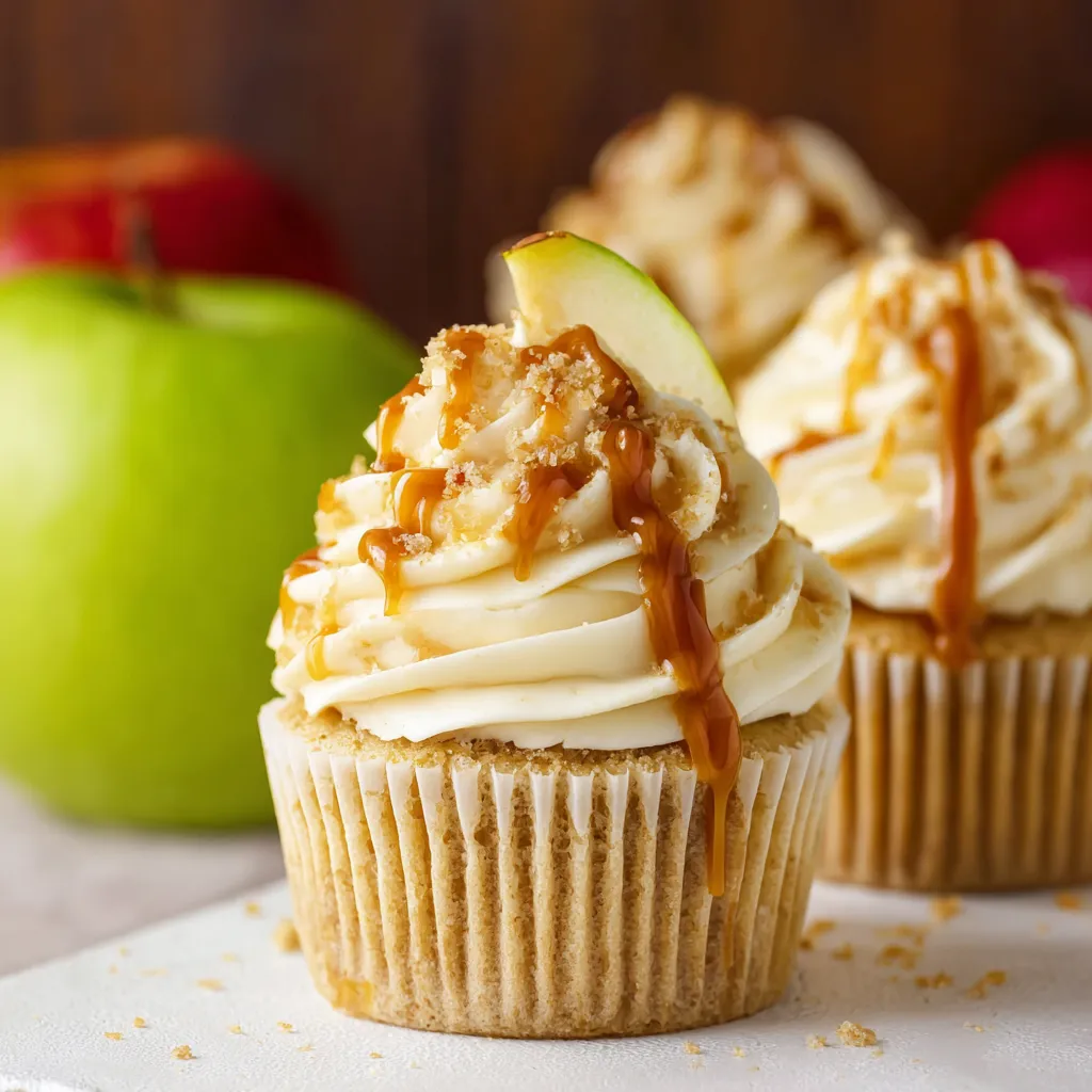 Caramel Apple Cupcakes: Sweet Tooth Heaven in 1 Bite!