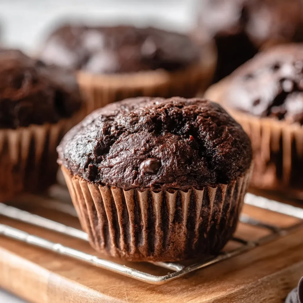 Chocoholic’s Dream: Melt-in-Your-Mouth Chocolate Zucchini Muffins