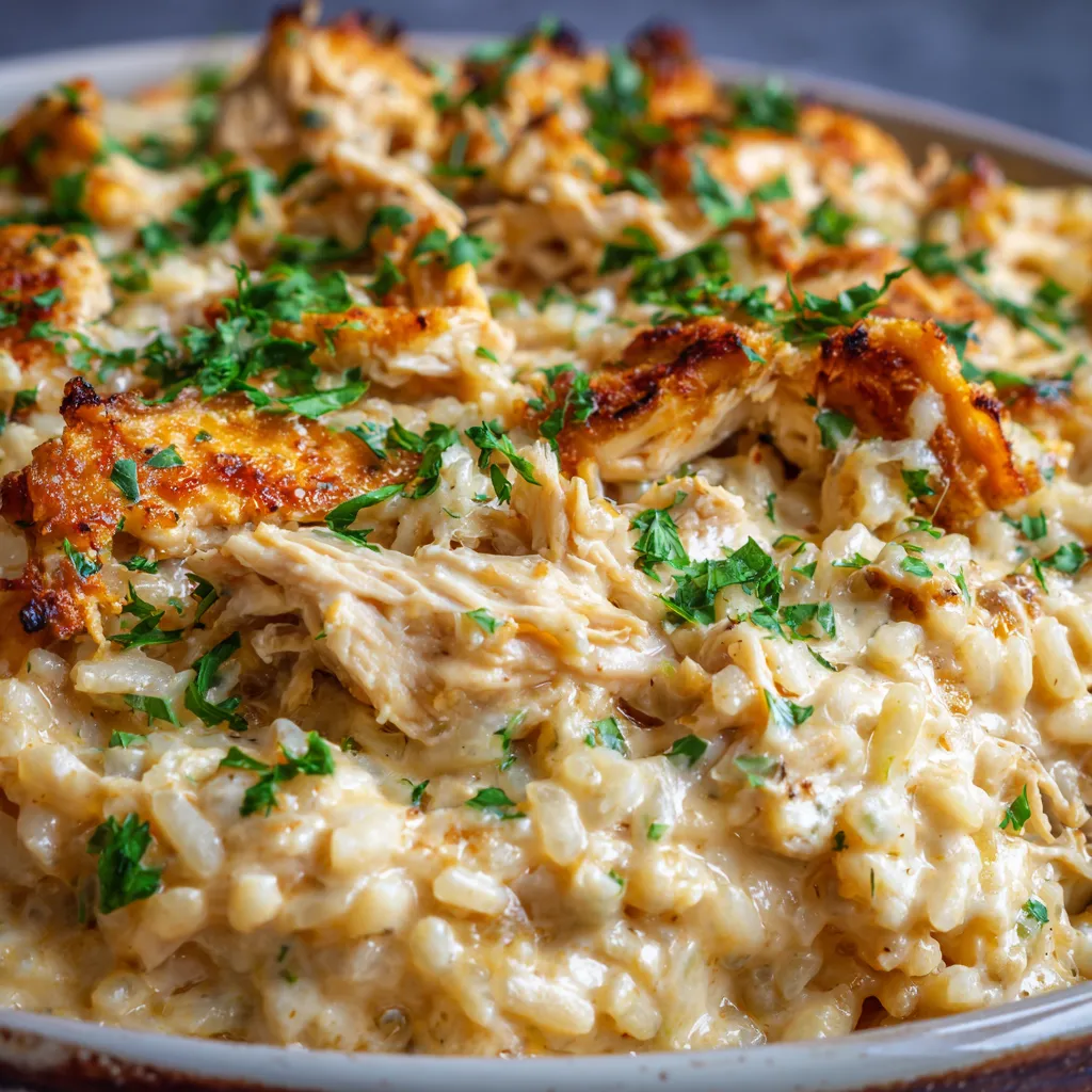Creamy Chicken & Rice Casserole: Easiest Weeknight Dinner!