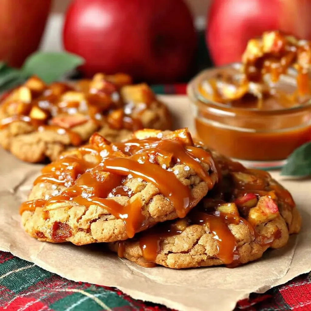 Gooey Caramel Apple Cookies: Fall Baking Obsession!