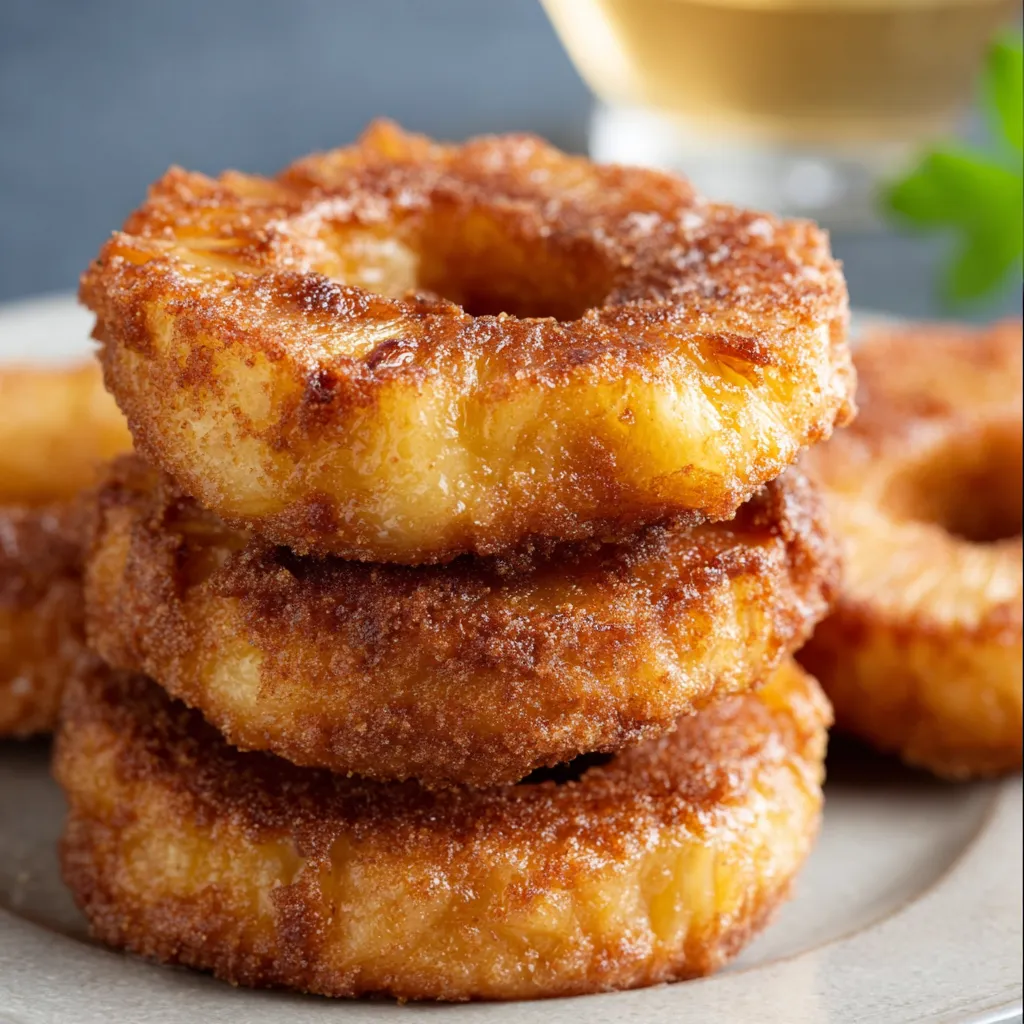Fried Pineapple Rings: Taste Buds DO Cartwheels!