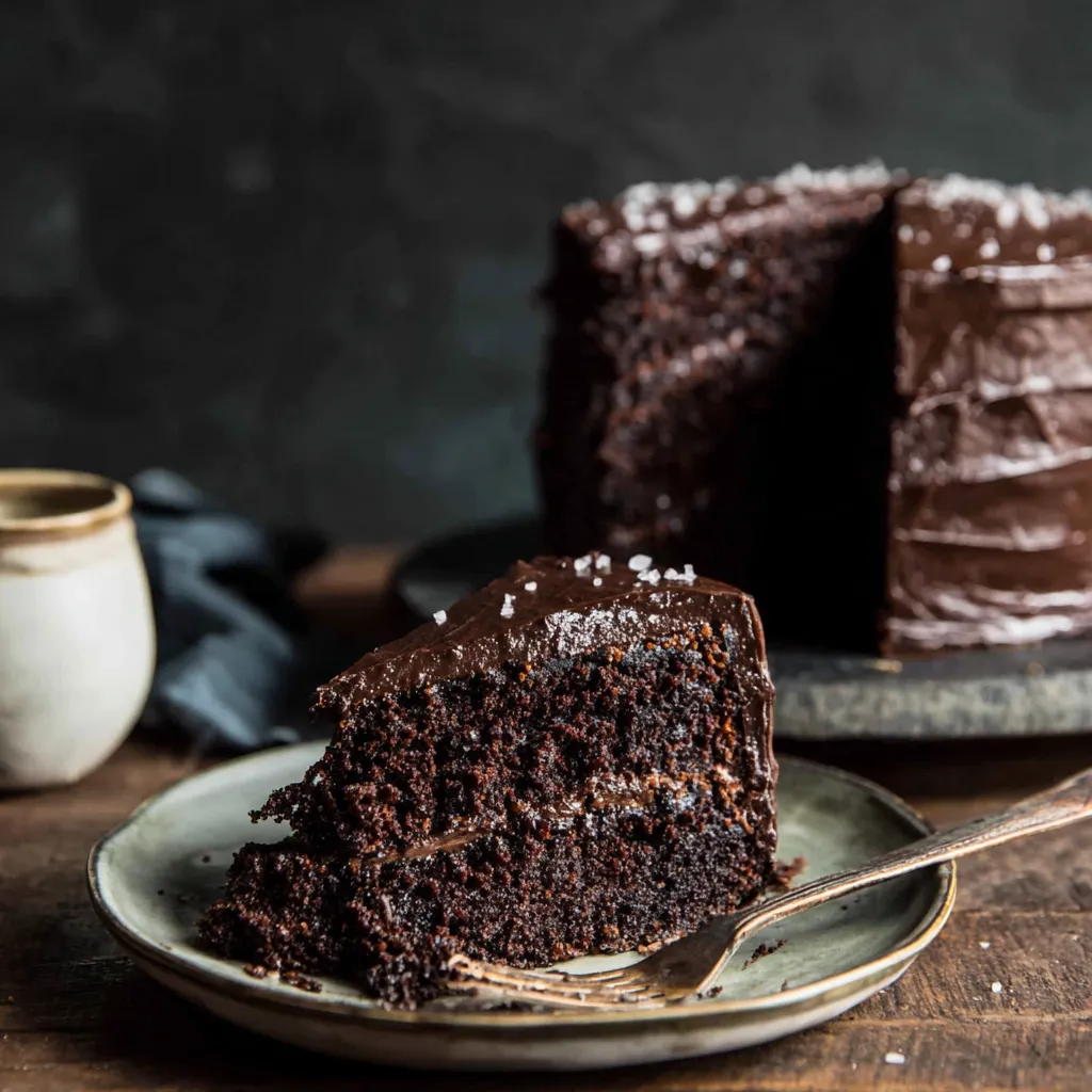 Salted Dark Chocolate Stout Cake: Rich, Decadent Recipe