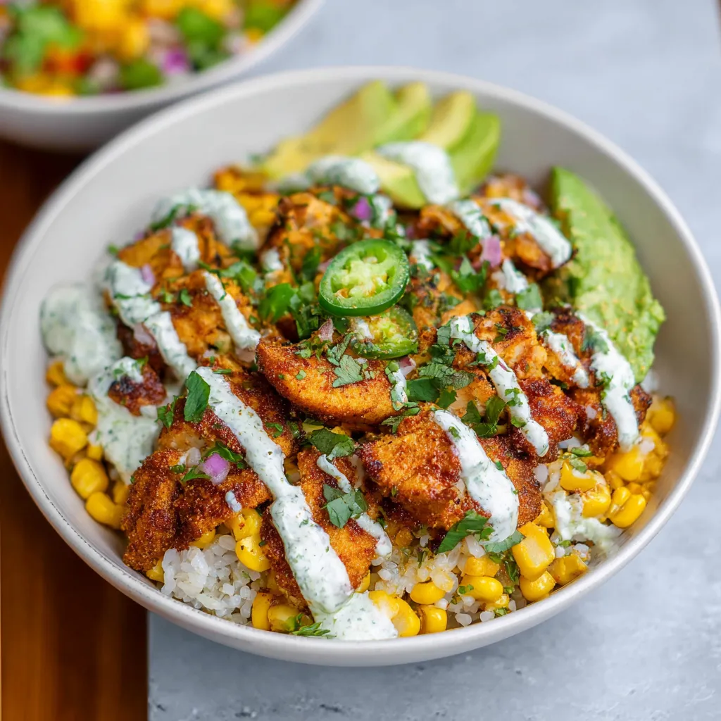 Street Corn Chicken Rice Bowl: Flavor Explosion!