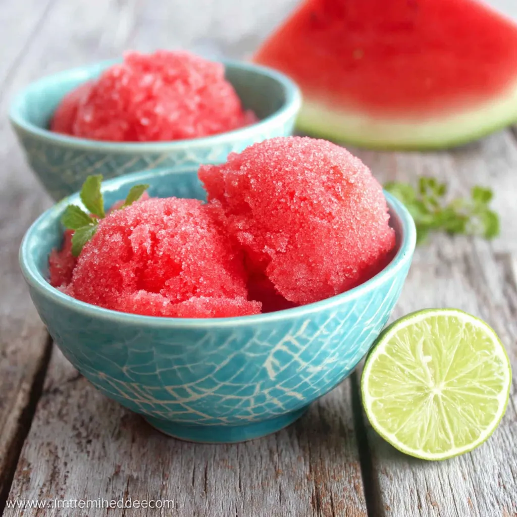 5-INGREDIENT WATERMELON SORBET