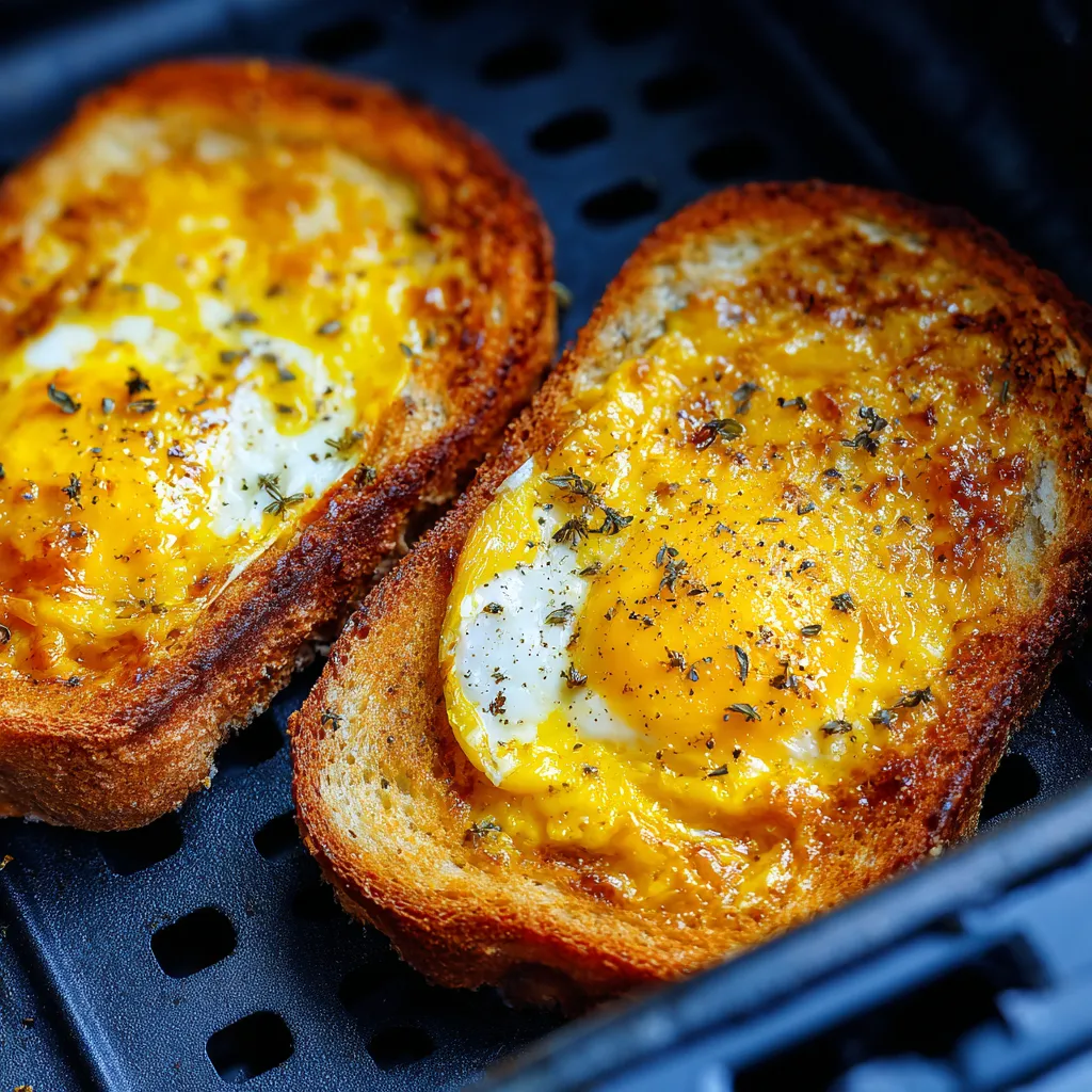 AIR FRYER EGG TOAST PERFECTION