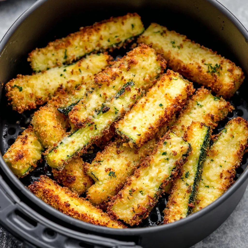 BEST AIR FRYER ZUCCHINI FRIES