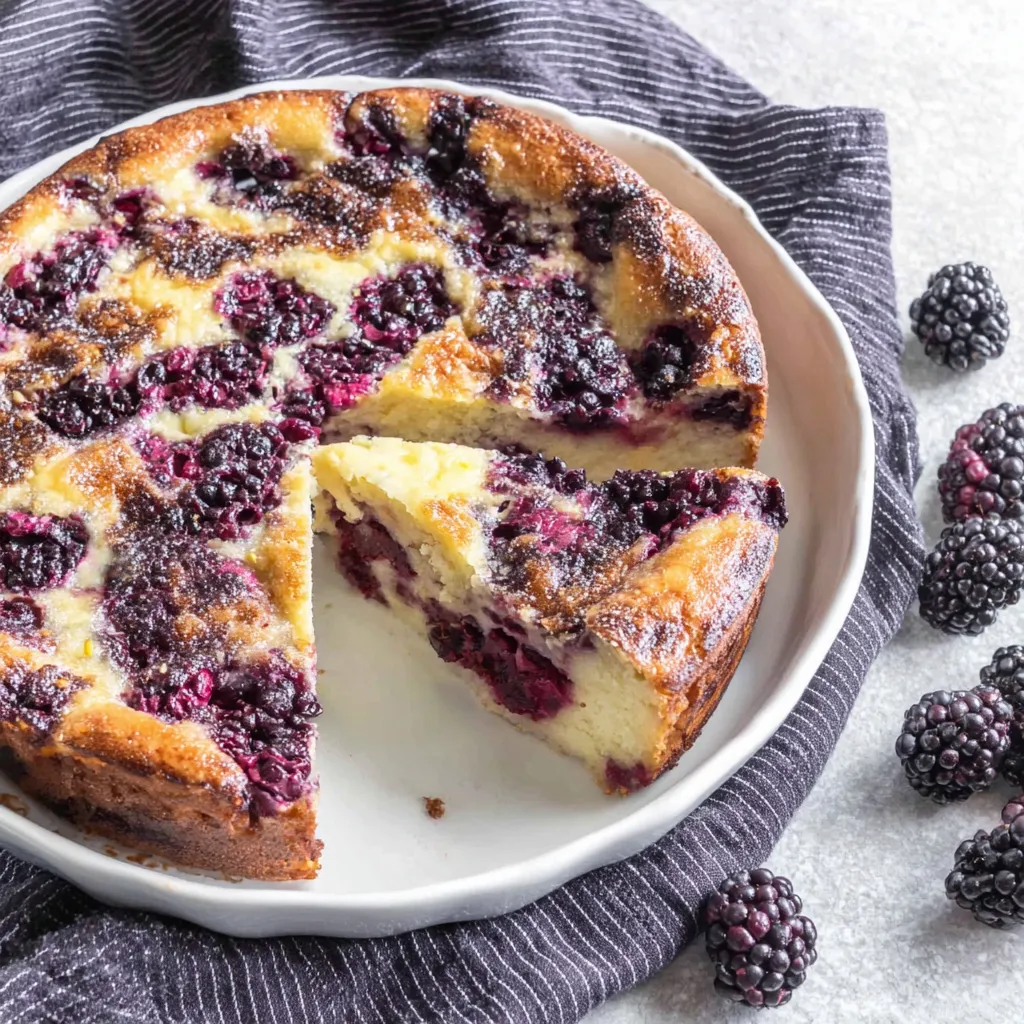 BLACKBERRY CLAFOUTIS: SO EASY
