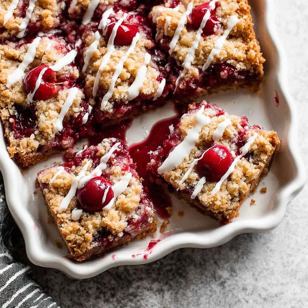 EASIEST CHERRY PIE BARS