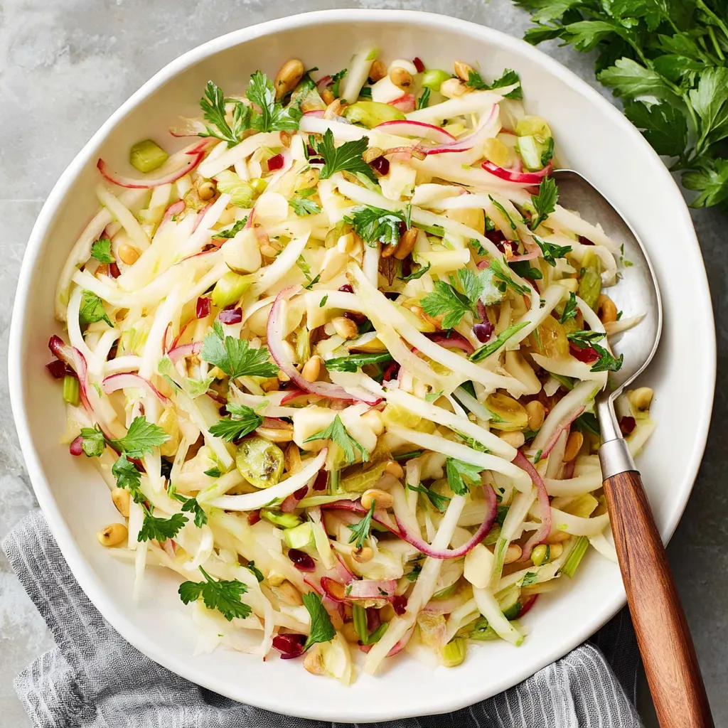 KOHLRABI SALAD: REFRESHING ZEST!