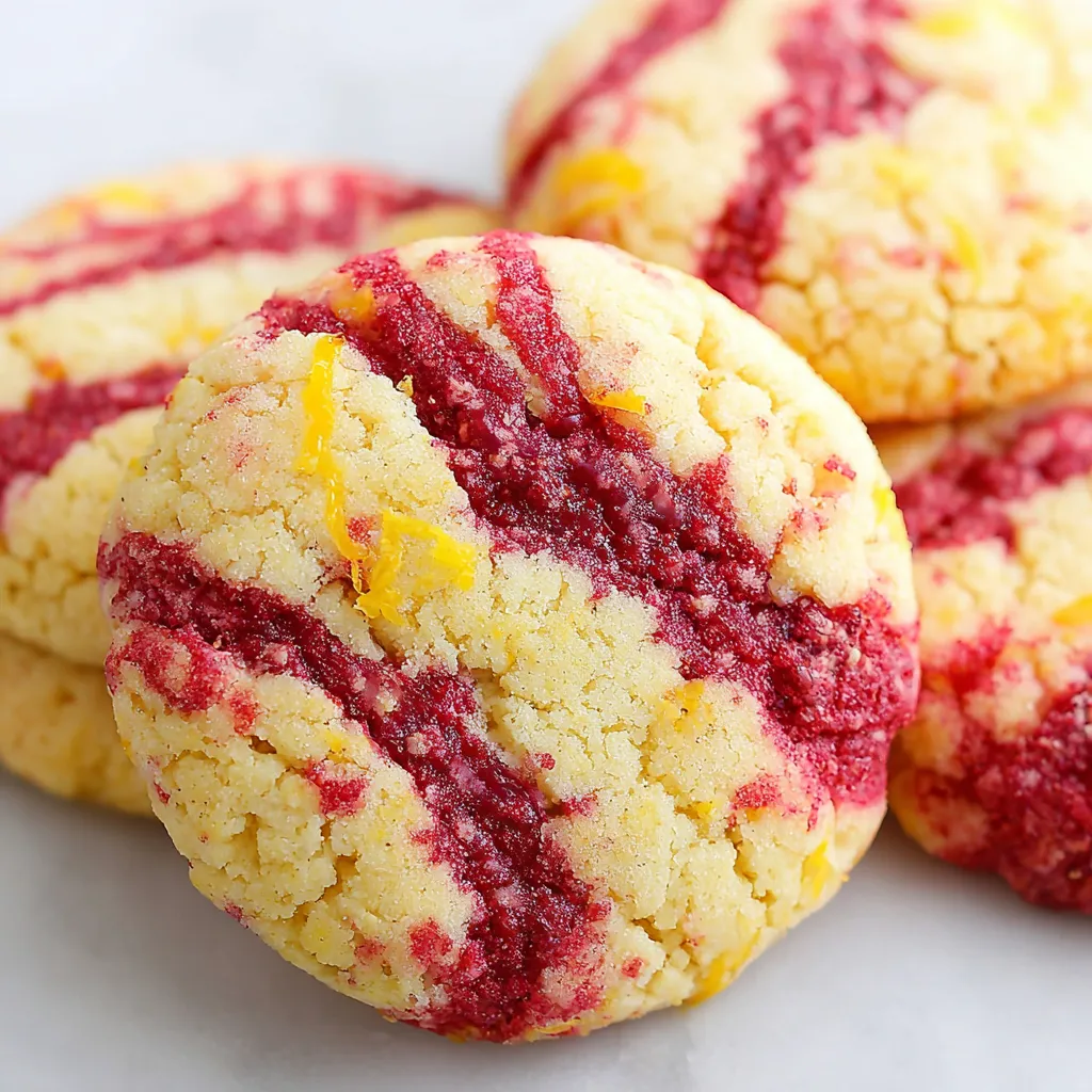 LEMON RASPBERRY COOKIES: HEAVENLY!