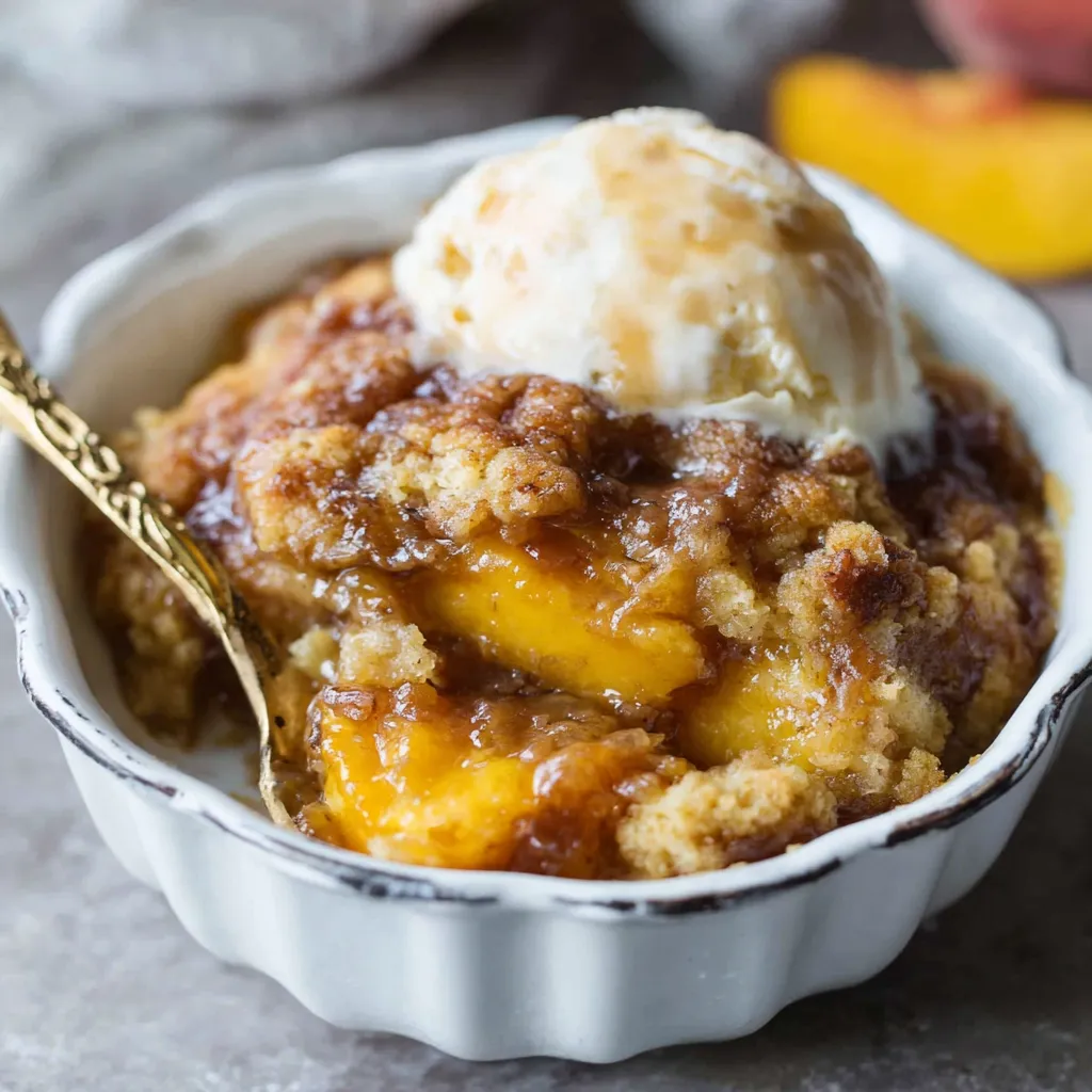 PEACH COBBLER: SUMMER PERFECTION