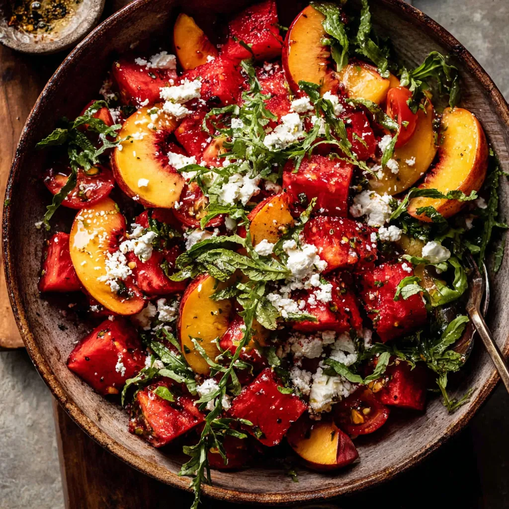 SUMMER’S BEST PEACH SALAD