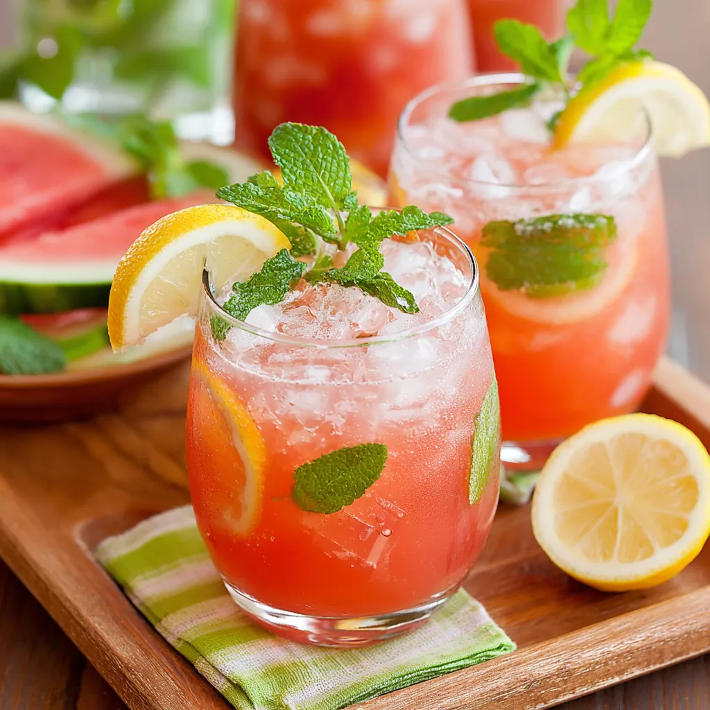 WATERMELON LEMONADE: REFRESHING HEAVEN
