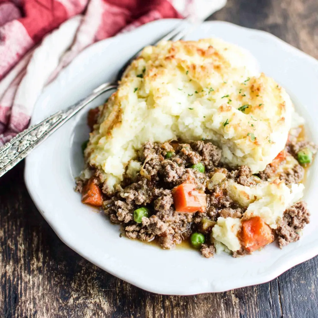 Easy crockpot shepherd's pie, a comforting and delicious meal slow-cooked to perfection.
