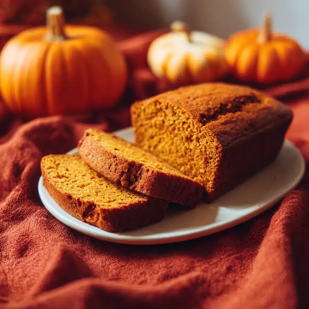 Second content image showcasing the texture and deliciousness of super moist pumpkin bread perfect for fall baking.