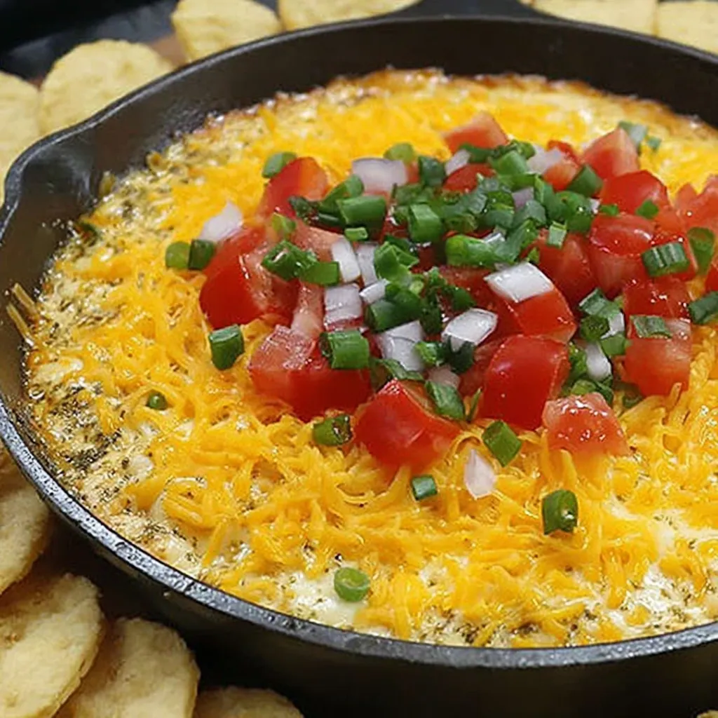 Smoky queso dip, the ultimate game day appetizer, is shown in a second serving dish, highlighting its creamy texture and inviting presentation.