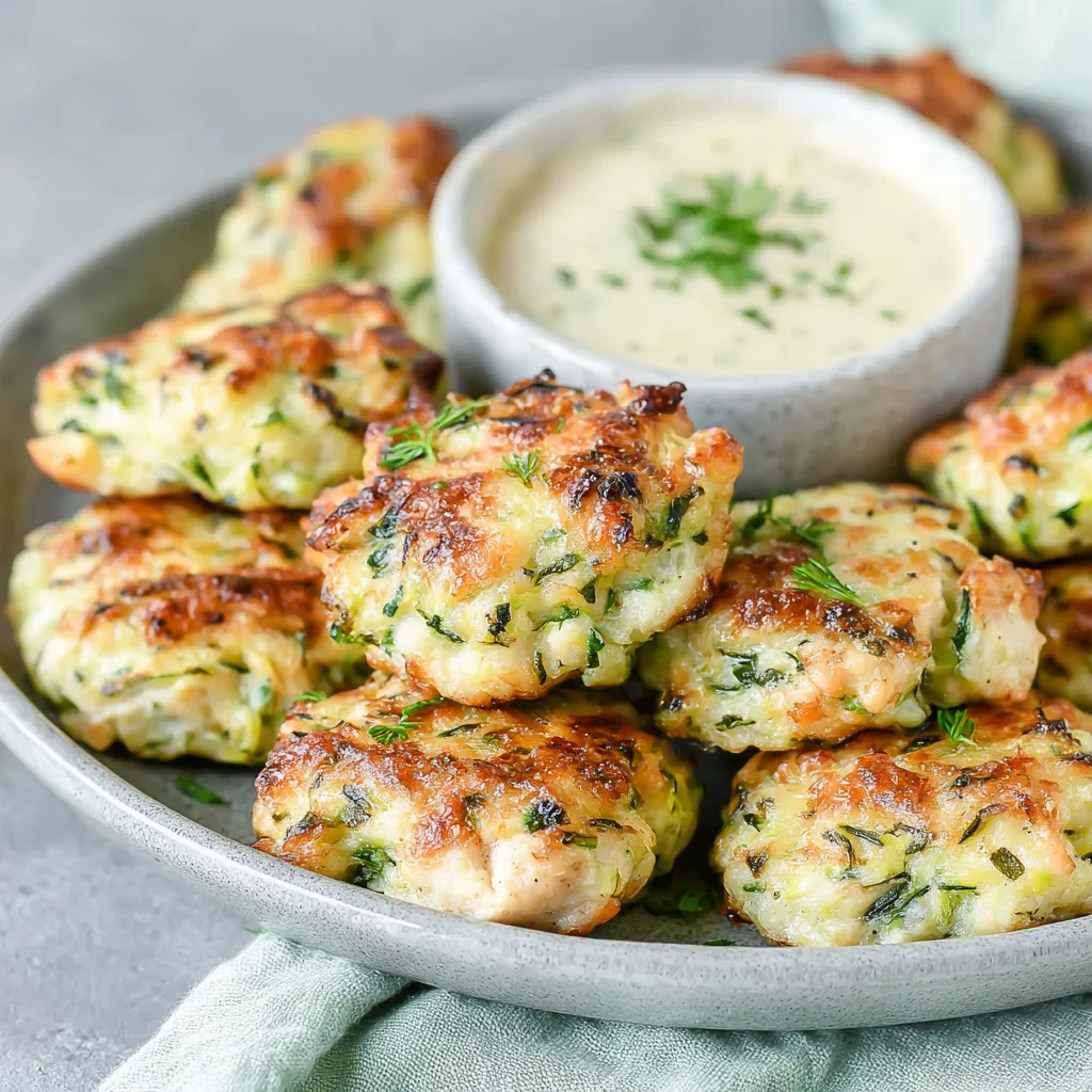 CHEESY CHICKEN ZUCCHINI BOMBS