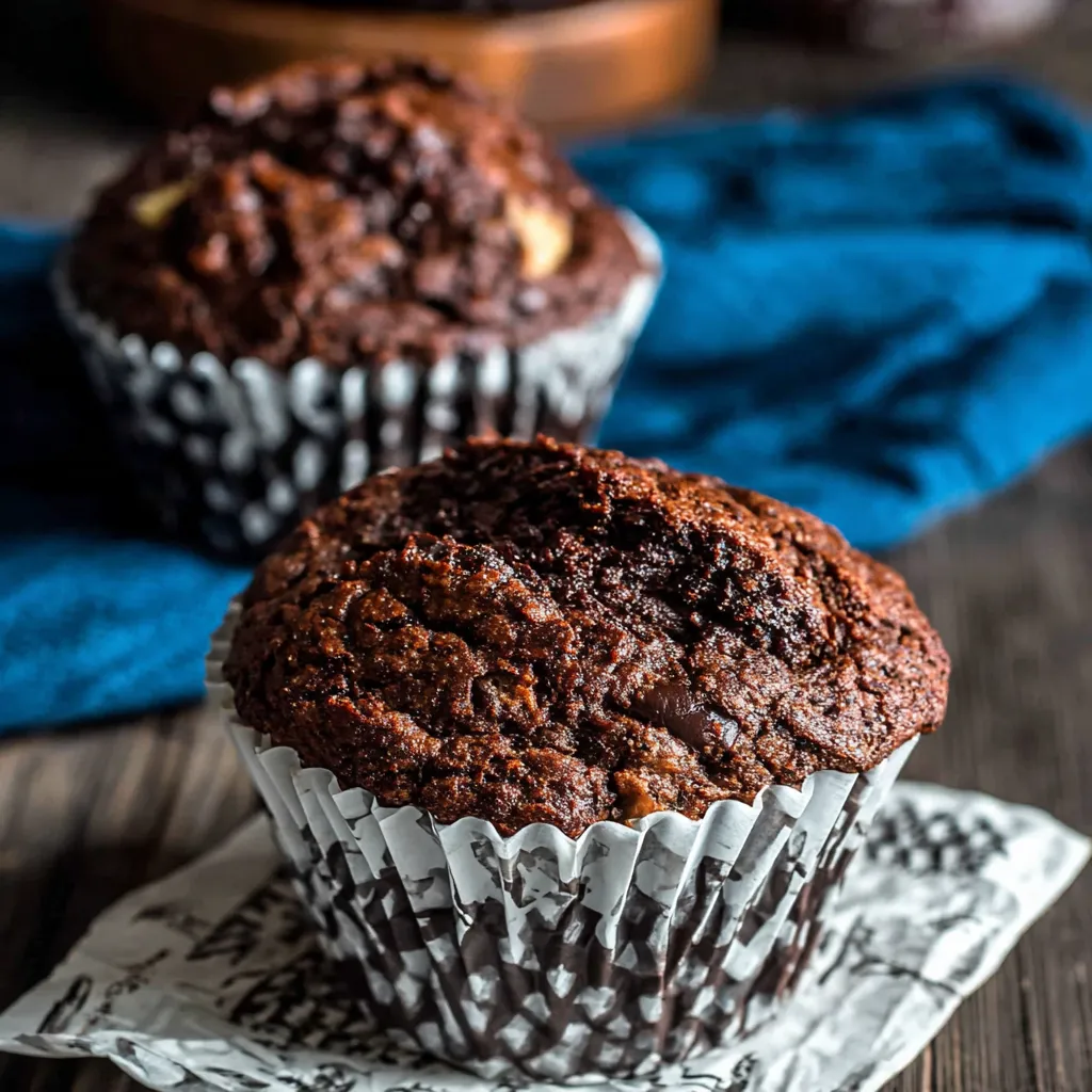CHOCOLATE ZUCCHINI MUFFIN MAGIC
