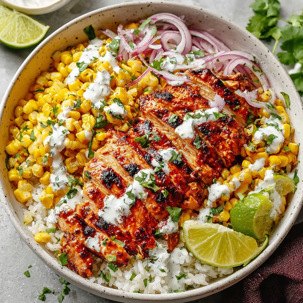MEXICAN STREET CORN CHICKEN BOWL