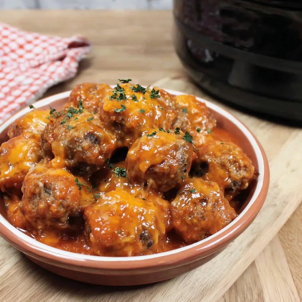 PEACH BOURBON MEATBALL PERFECTION