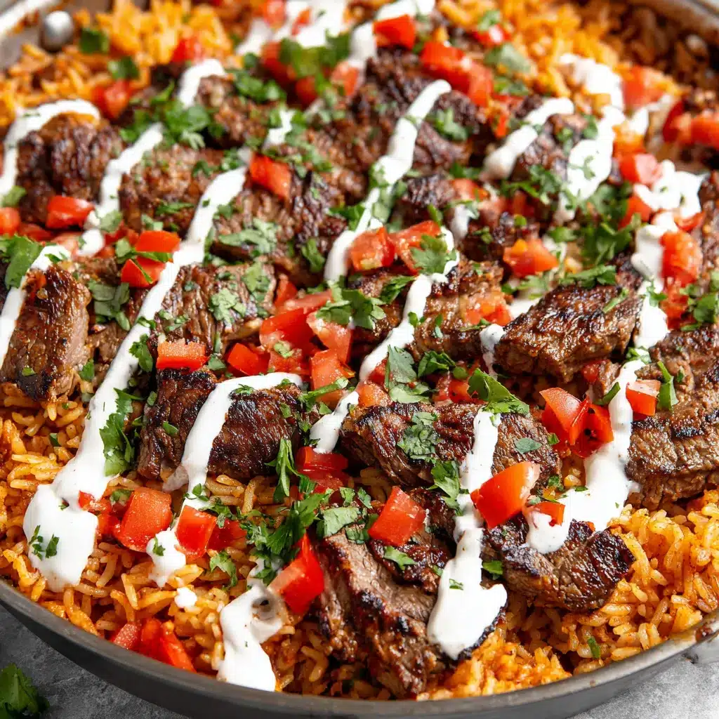 QUESO RICE STEAK PERFECTION