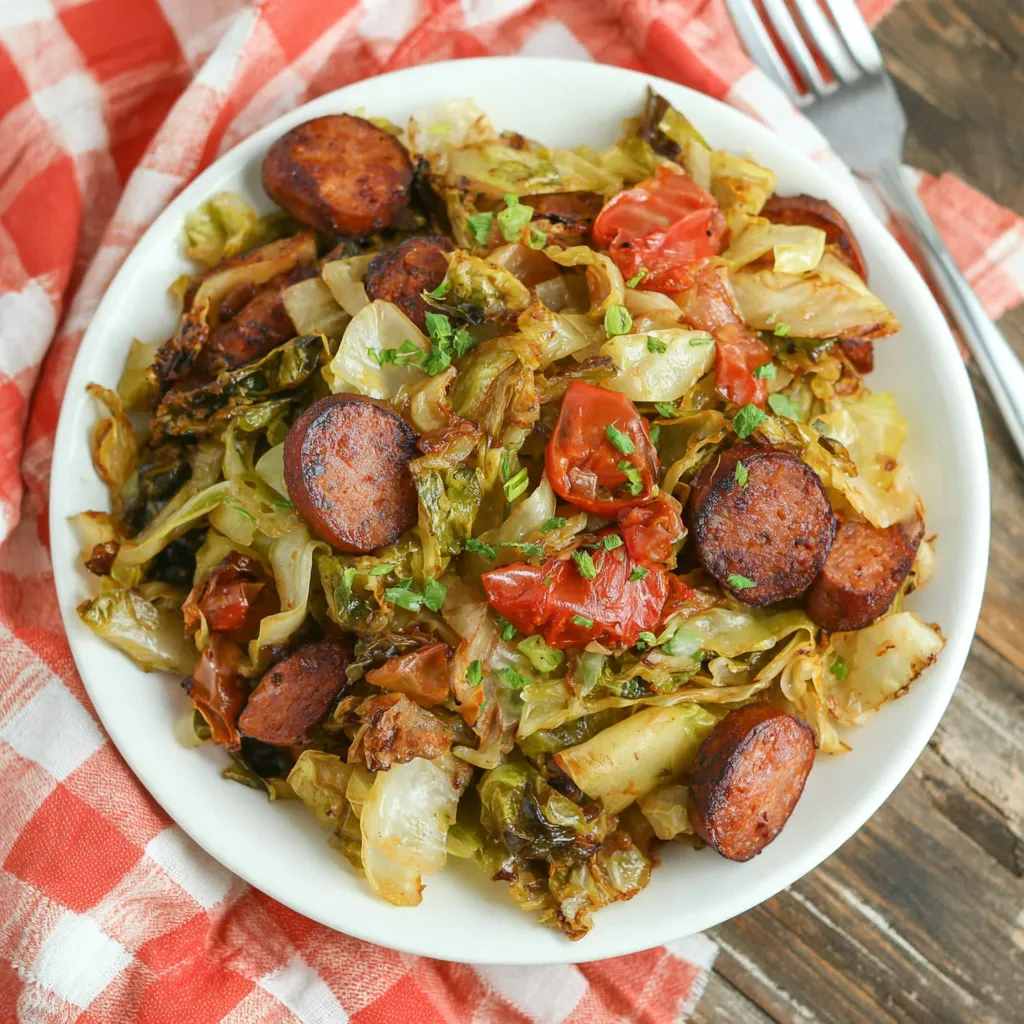SAUSAGE CABBAGE: DINNER PERFECTION