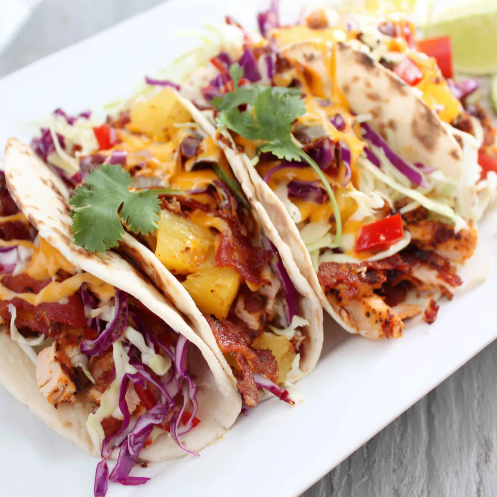 SPICY CHIPOTLE PINEAPPLE TACOS