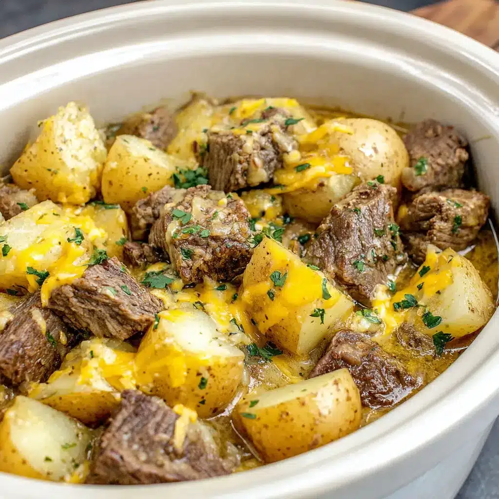 STEAK CHEDDAR POTATO PERFECTION