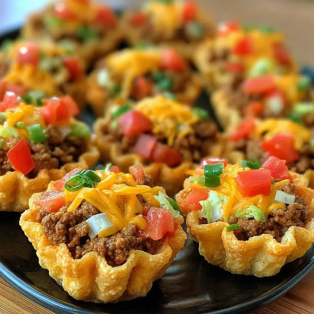 Easy Taco Ranch Bites recipe content image showcasing the finished appetizer.