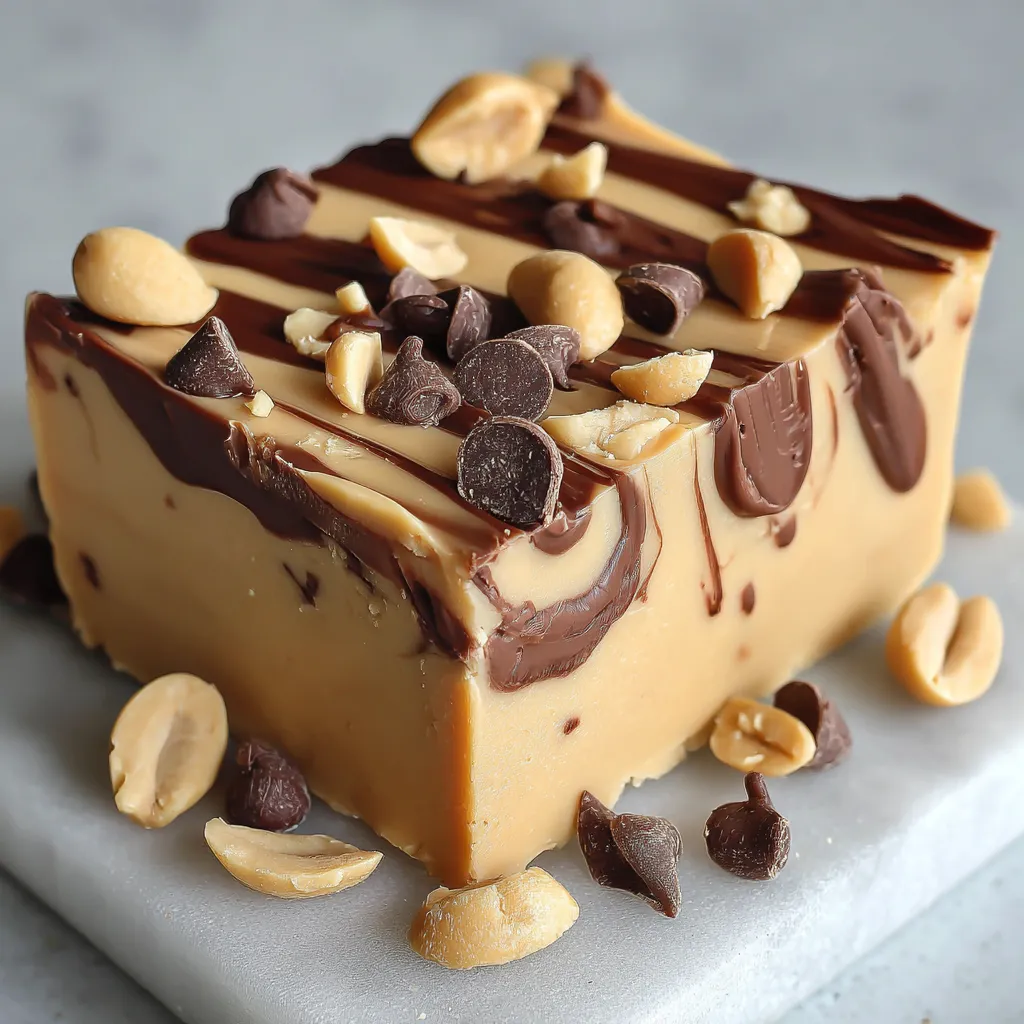 3-INGREDIENT PEANUT BUTTER FUDGE