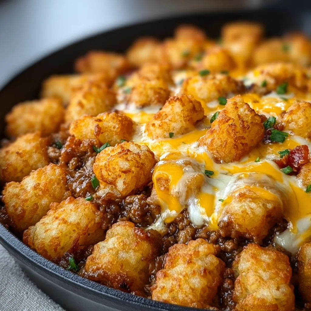 AMAZING TATER TOT CASSEROLE BAKE RECIPE