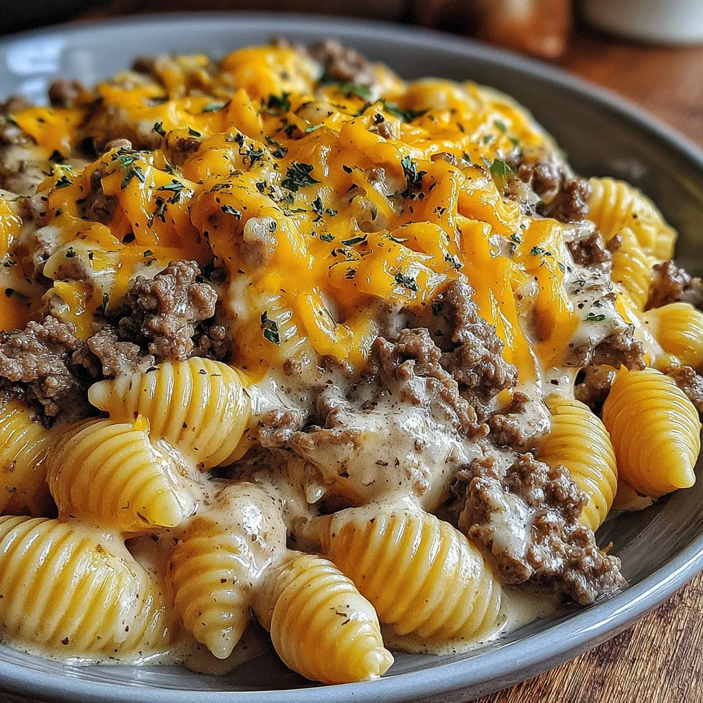 CROCKPOT CHEESY RANCH PASTA