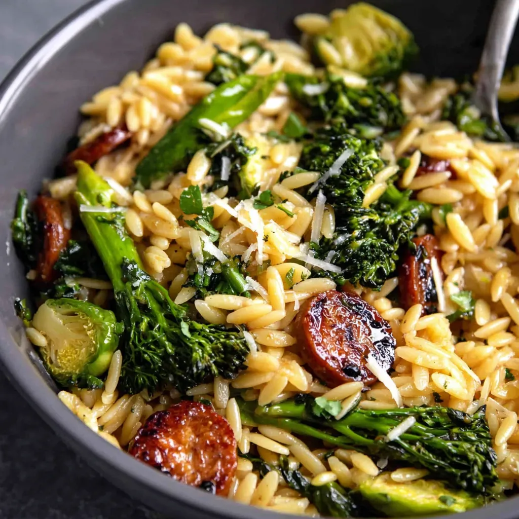 EASIEST ORZO DINNER EVER