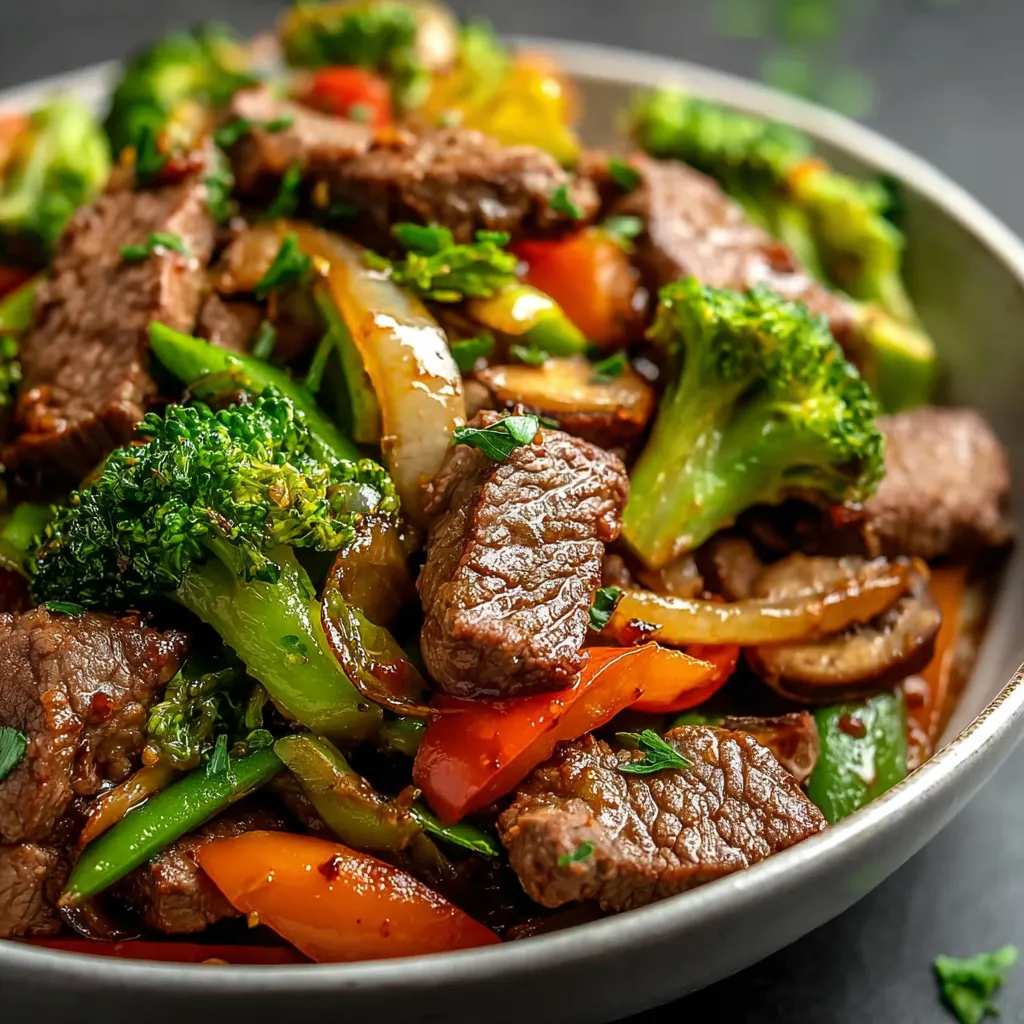 EASY BEEF STIR FRY WITH VEGETABLES RECIPE