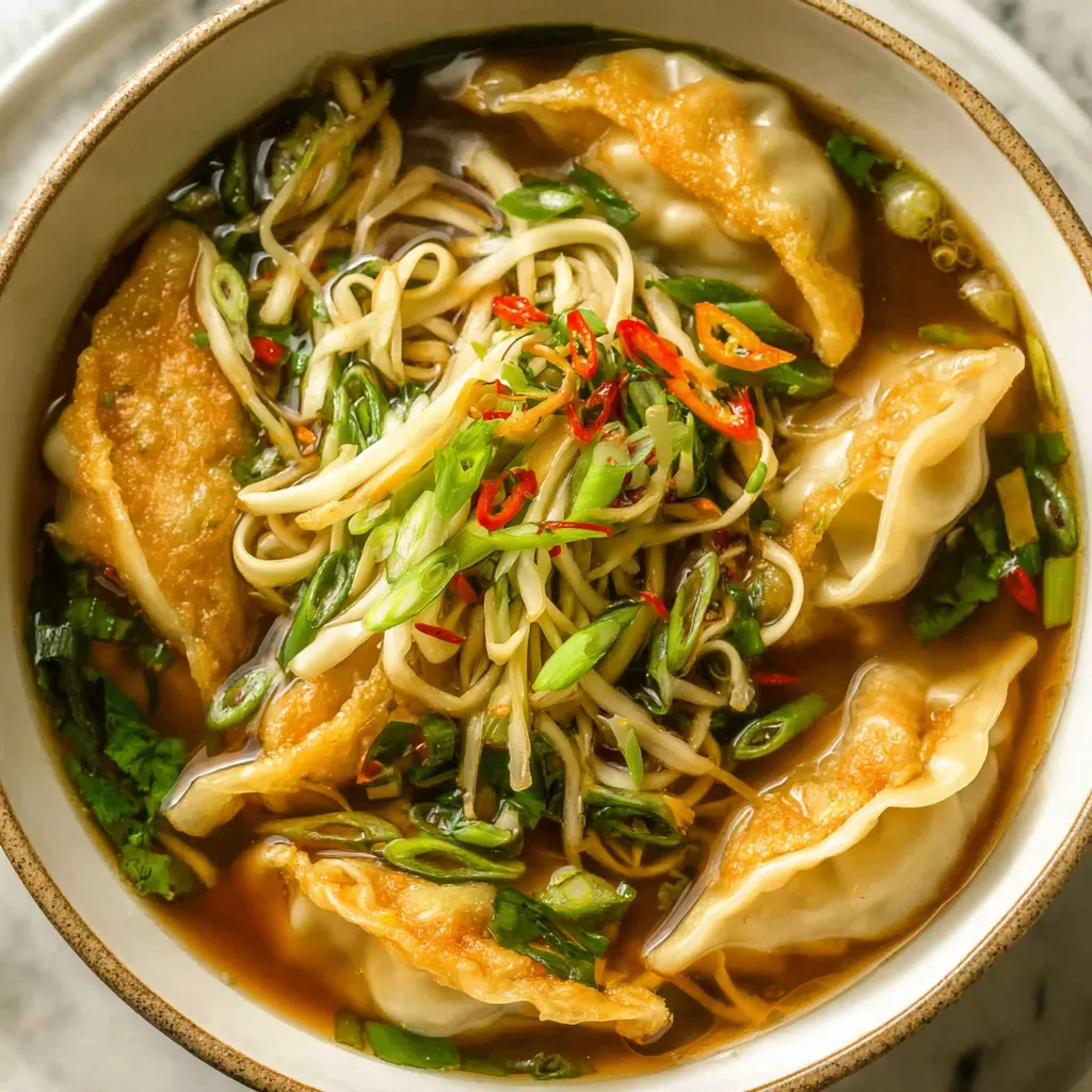GYOZA SOUP: MINUTES TO AMAZING