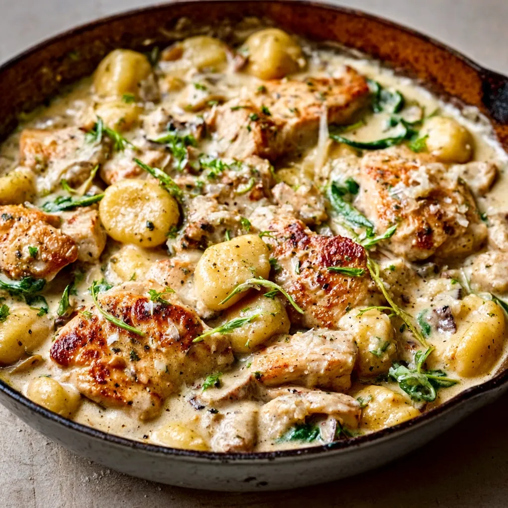 ULTIMATE GARLIC CHICKEN GNOCCHI RECIPE