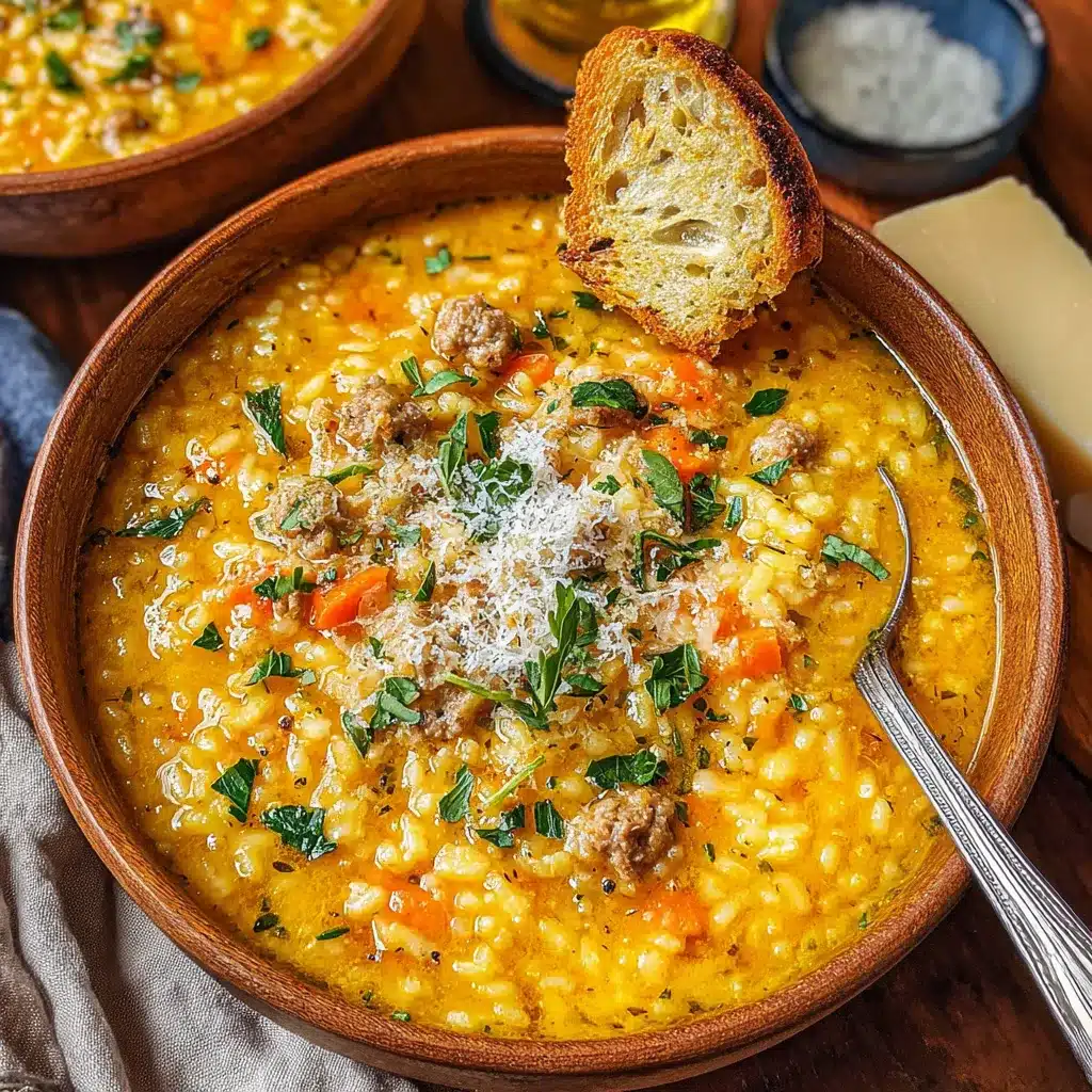 Italian Penicillin Soup Recipe Close-Up Close-up view of Italian Penicillin Soup showcases the comforting broth, vibrant vegetables, and tender pasta, highlighting its potential to soothe and nourish.