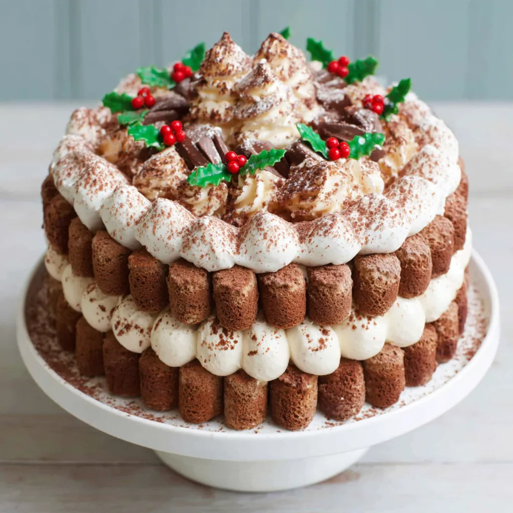 Festive Christmas Dessert Ideas Delicious Christmas Dessert featured in a holiday recipe article.