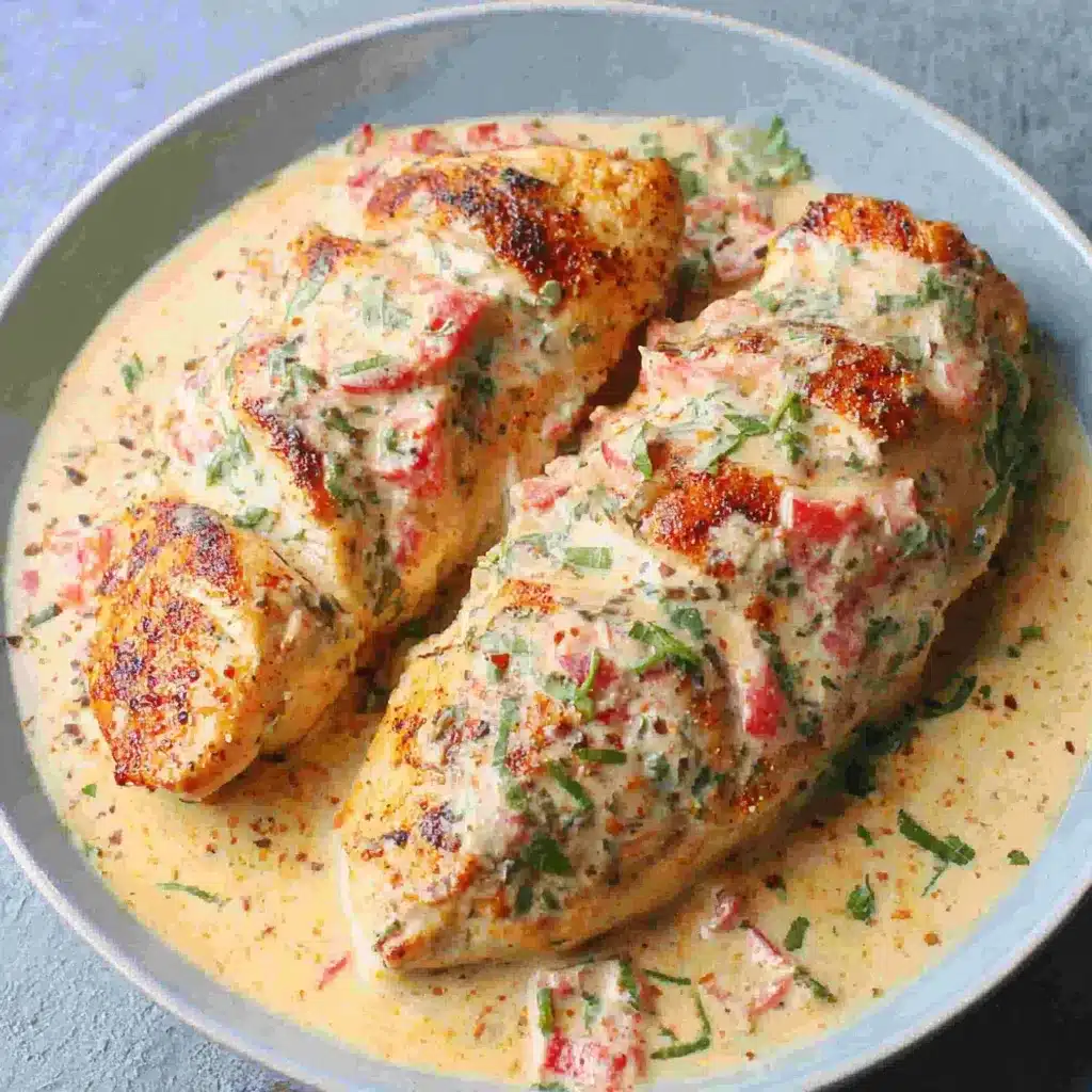 Delicious Chicken Basil Cream Sauce served as the featured image for a food blog post.